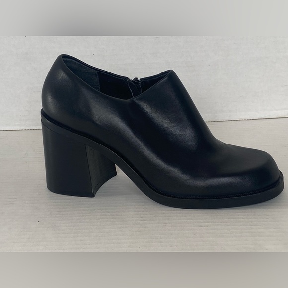 Womens BAKERS Embassy ll Black Leather Chunky Ankle Booties Size 7.5 - Picture 7 of 15